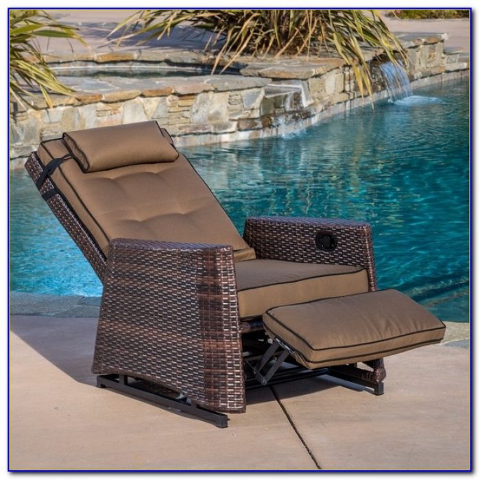 Outdoor Recliner Chair With Footrest Chairs Home Design Ideas