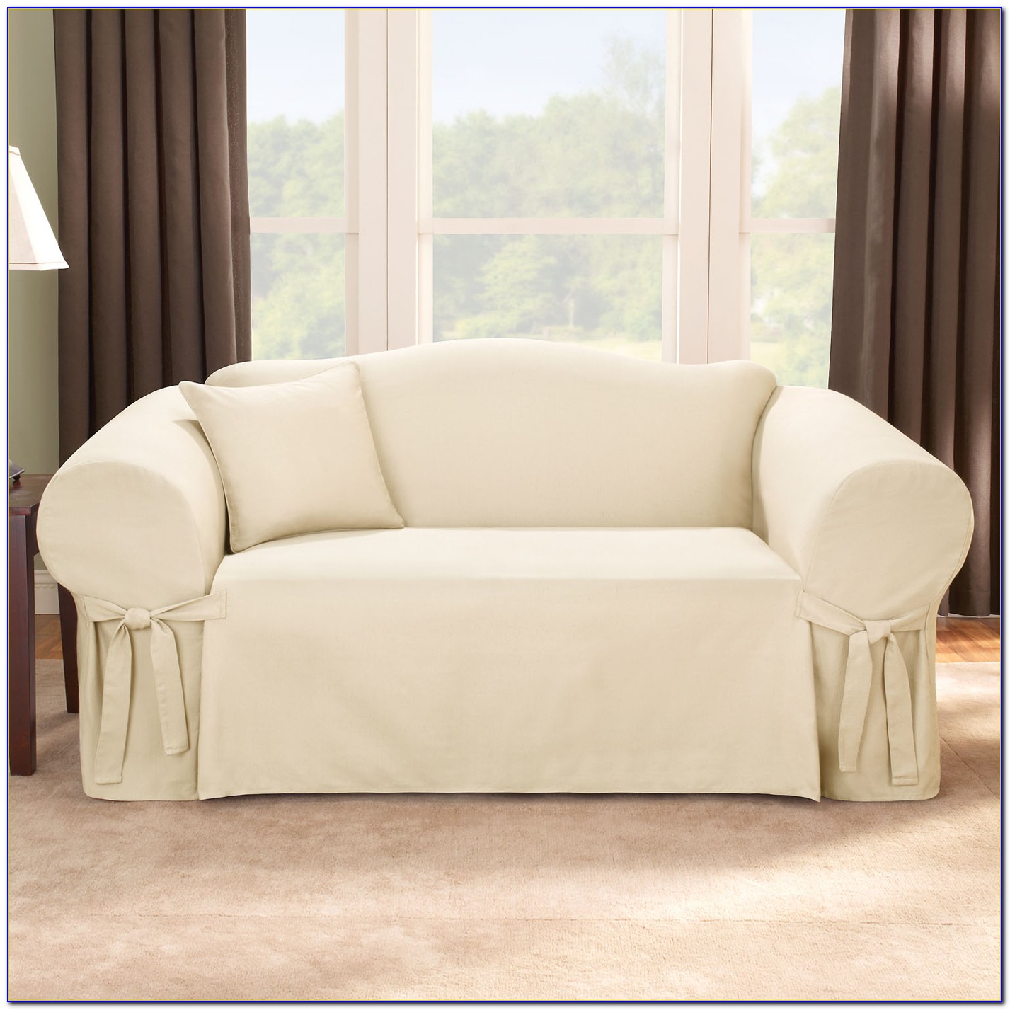 Sure Fit Slipcovers Sofa Classic Neutrals Cover