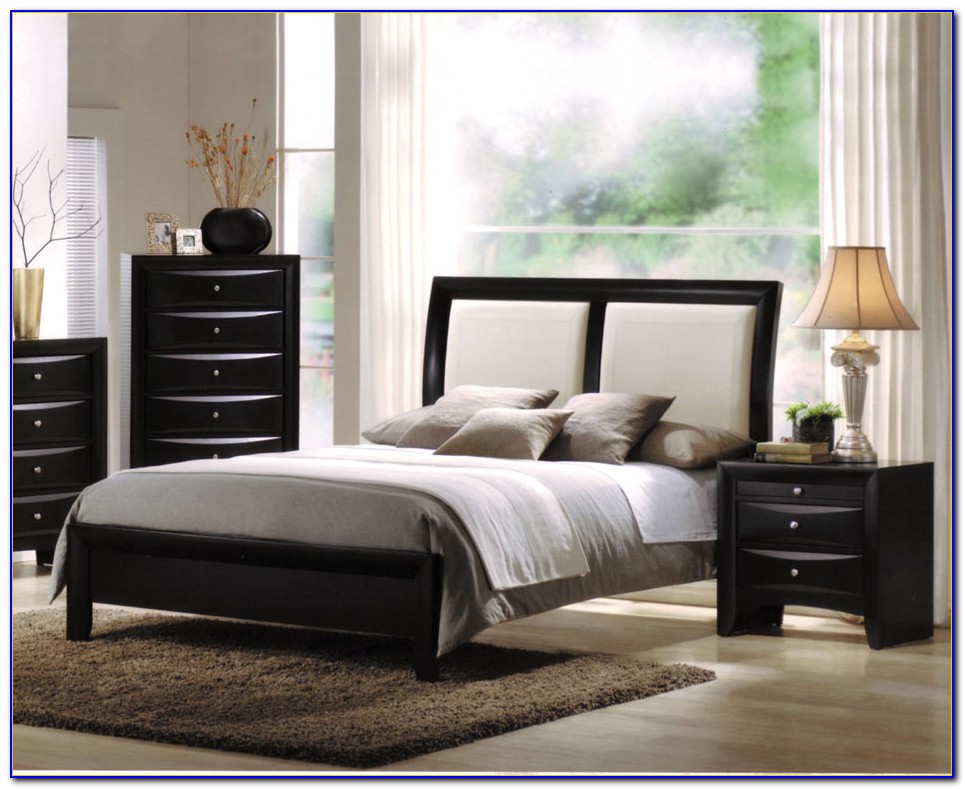 Black Queen Size Bedroom Furniture Set