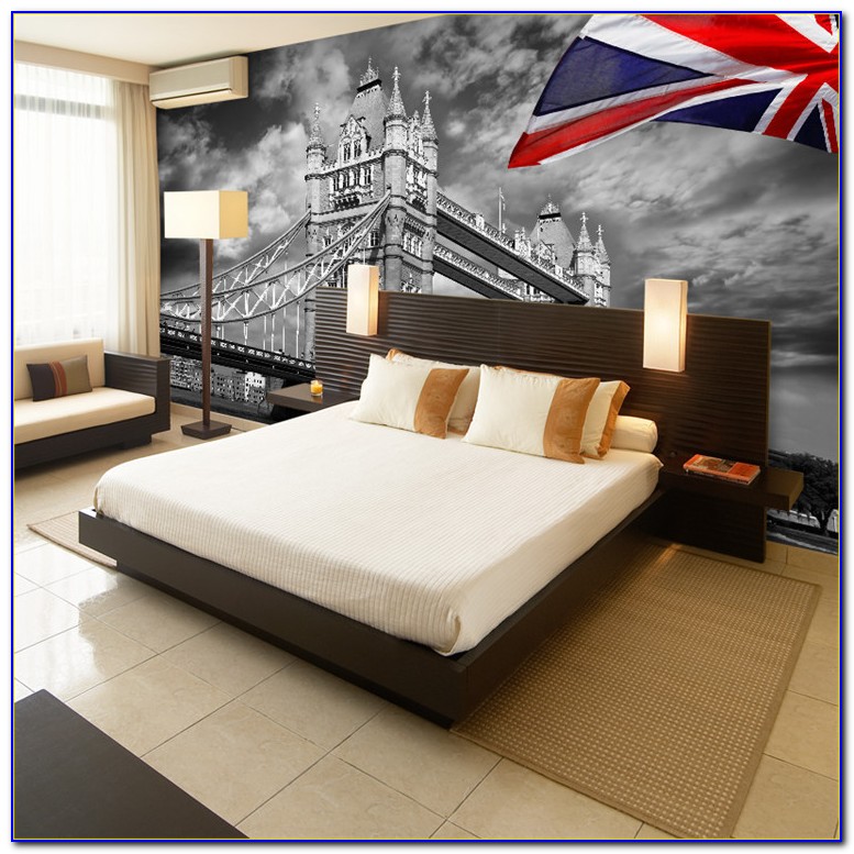 London Skyline Wallpaper For Bedroom Bedroom Home Design