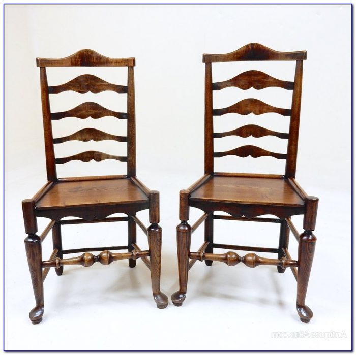 Antique Ladder Back Chairs With Arms Chairs Home Design Ideas