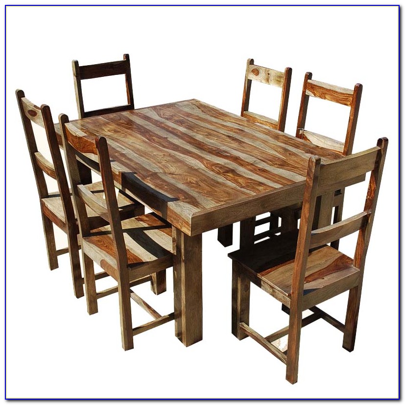 Solid Wood Dining Table And Chairs Used