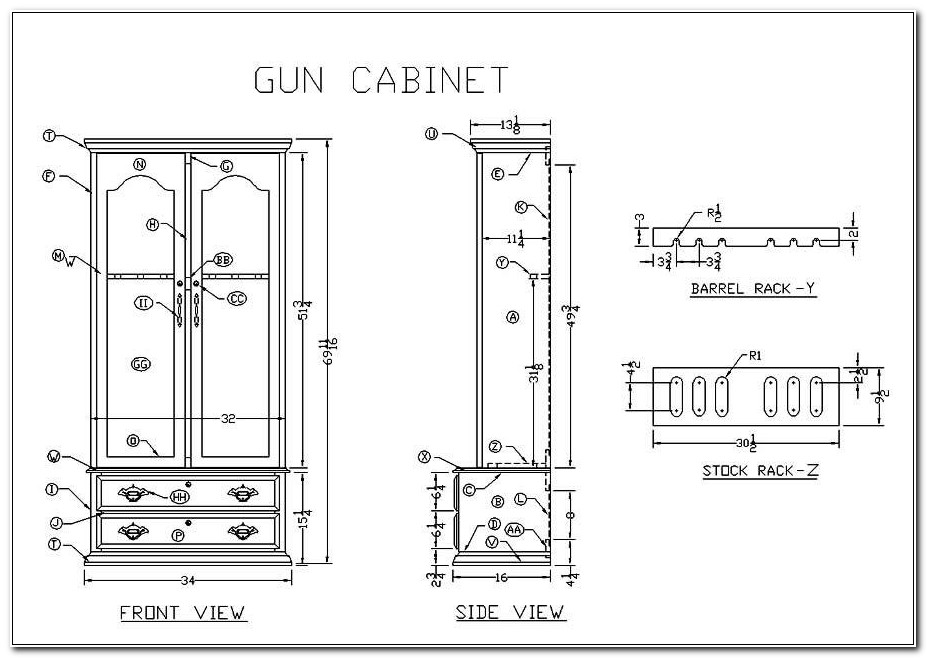 Plans For 10 Gun Cabinet