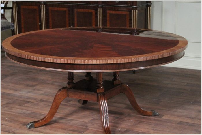 6 Foot Round Dining Room Table